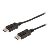 Kabel ASM AK-340100-100-S ASSMANN DisplayPort1.1 z zatrzaskami Typ DP/DP M/M czarny 10m