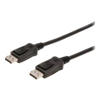 Kabel ASM AK-340100-150-S ASSMANN DisplayPort1.1a z zatrzaskami Typ DP/DPM/M czarny 15m