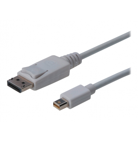 Kabel ASM AK-340102-020-W ASSMANN Displayport 1.1a Typ miniDP/DP M/M bialy 2m