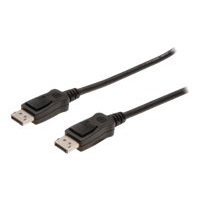 Kabel ASM AK-340103-050-S DisplayPort z zatrzaskami 1080p FHD Typ DP/DP M/M czarny 5m
