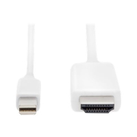 Kabel ASM AK-340304-020-W Displayport 1.2 4K UHD Typ miniDP/HDMI A M/M bialy 2m