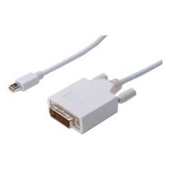 ASM AK-340305-020-W ASSMANN adapter Displayport 1.1a Typ miniDP/DVI-D (24+1) M/M bialy 2m