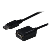 Adapter ASM AK-340410-001-S ASSMANN Displayport 1.1a z zatrzaskiem TypDP/DSUB15M/z czarny 0,15m