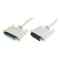 Kabel ASM AK-610201-030-E przedluzajacy LPT Typ DSUB25/DSUB25 M/z bezowy 3m