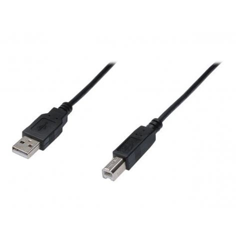 Kabel ASSMANN 1000x USB2.0 1.8m USB A to USB B AWG28 black bulk