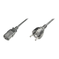 Kabel ASSMANN 1x zasilający schuko - C15 black 1.8m