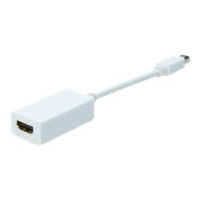 Adapter ASSMANN mini DP m / HDMI-A f 0.15m CE biały