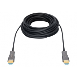 Kabel ASSMANN HDMI z Ethernet obsługa 4K, aktywny optyczny hybrydowy Premium HighSpeed M/M 10m