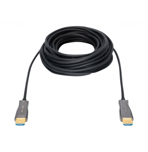 Kabel ASSMANN HDMI z Ethernet obsługa 4K, aktywny optyczny hybrydowy Premium HighSpeed M/M 10m