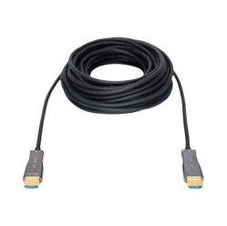 Kabel ASSMANN HDMI z Ethernet obsługa 4K, aktywny optyczny hybrydowy Premium HighSpeed M/M 15m