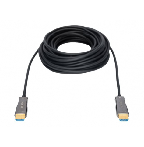 Kabel ASSMANN HDMI z Ethernet obsługa 4K, aktywny optyczny hybrydowy Premium HighSpeed M/M 15m