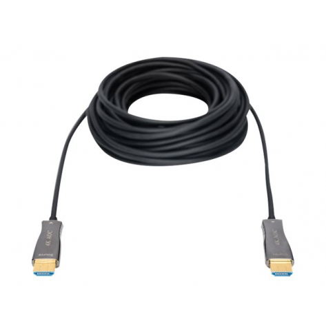 Kabel ASSMANN HDMI z Ethernet obsługa 4K, aktywny optyczny hybrydowy Premium HighSpeed M/M 20m