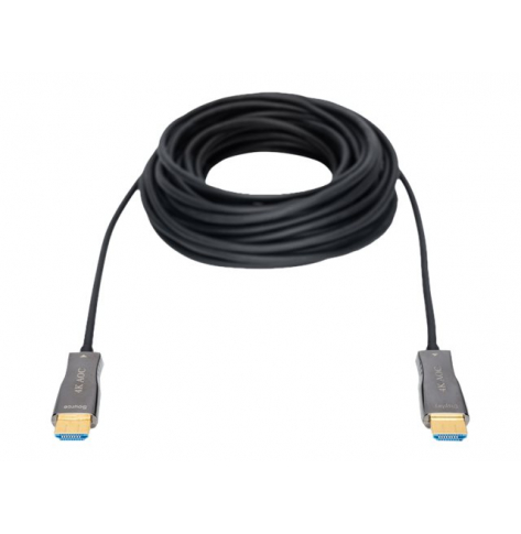 Kabel ASSMANN HDMI z Ethernet obsługa 4K, aktywny optyczny hybrydowy Premium HighSpeed M/M 30m