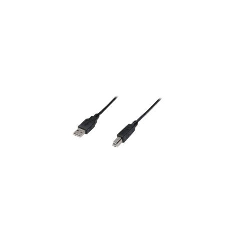 Kabel ASSMANN USB 2.0 connection type A - B M/M 0.5m USB 2.0 conform bl