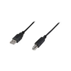 Kabel ASSMANN USB 2.0 connection type A - B M/M 1.0m USB 2.0 conform bl