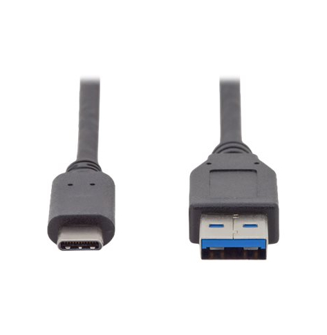 Kabel ASSMANN USB Type-C connection Type C to A M/M 1.0m full featured Gen2 3A 10GB 3.1 Version CE bl
