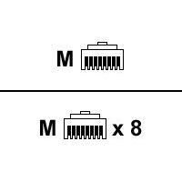 Kabel CISCO CAB-HD8-ASYNC= Cisco High Density 8-port EIA-232 szeregowy RS-232
