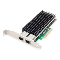 Kabel DIGITUS 10Gbps Dual Port Ethernet Server adapter PCIe X8 Intel X540 BT2