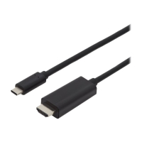 Kabel DIGITUS adapter USB 3.1 Gen.2 SuperSpeed+ Typ C/HDMI 4K 18Gbps M/M czarny 2m