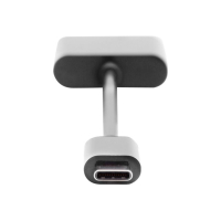 Kabel DIGITUS AK-300400-002-S USB 3.1 Typ C Gen.2 SuperSpeed+ 10Gbps MiniJack 3.5mm + USB C czarny 20cm