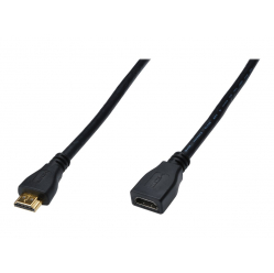 Kabel DIGITUS AK-330201-050-S ASSMANN przedluzajacy HDMI 1.4 HighSpeed z Ethernetem Typ HDMI A M/z 5m