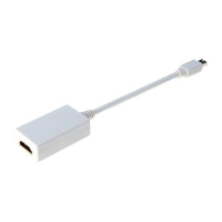 Adapter DIGITUS AK-340404-001-W mini DP m / HDMI-A m
