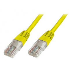 Kabel DIGITUS CAT 5e U-UTP krosowy PVC AWG 26/7 15m żółty