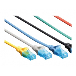 Kabel DIGITUS CAT 5e U-UTP krosowy PVC AWG 26/7 25m żółty