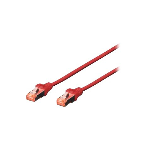 Kabel DIGITUS CAT 6 S-FTP krosowy Cu LSZH AWG 27/7 10m czerwony