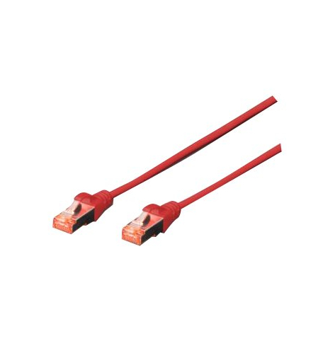 Kabel DIGITUS CAT 6 S-FTP krosowy Cu LSZH AWG 27/7 5m czerwony