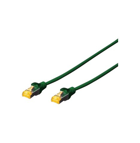 Kabel DIGITUS CAT 6A S-FTP krosowy Cu LSZH AWG 26/7 3m zielony