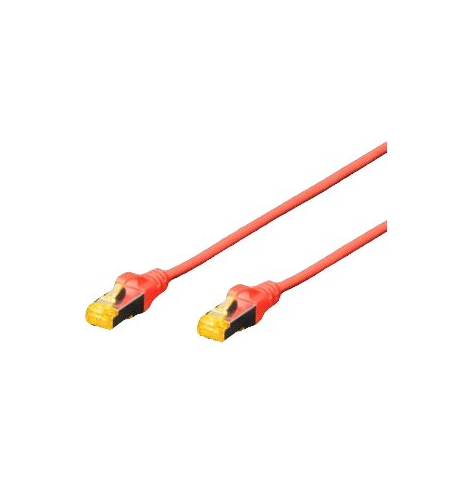 Kabel DIGITUS CAT 6A S-FTP krosowy Cu LSZH AWG 26/7 5m czerwony