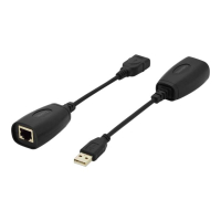 Przedłużacz USB DIGITUS DA-70139-2 UTP kat. 5, 5e lub 6, do 45 m/150 ft