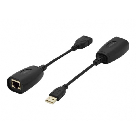 DIGITUS DA-70139-2 DIGITUS Przedluzacz USB, do uzycia z kablem UTP kat. 5, 5e lub 6, do 45 m/150 ft