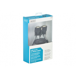 DIGITUS DA-70158 konwerter USB2.0 RS232 (DB9M), 5 LGW