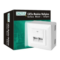 Gniazdo natynkowe DIGITUS DN-9002-N kat.5e biały
