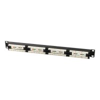 Patchpanel DIGITUS DN-91524U-1 19 24-portowy UTP kat. 5E czarny