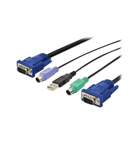 Kabel DIGITUS DS-19231 PS/2 do konsoli KVM, 1,8 m