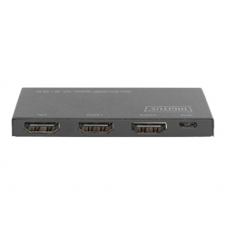 DIGITUS DS-45322 Ultra Slim HDMI Splitter 1x2 4K/60Hz HDR HDCP 2.2 18Gbps Micro USB powered