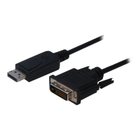 Kabel DIGITUS DisplayPort 1.1a - DVI 24+1 M/M 2m w/interlock CE bl