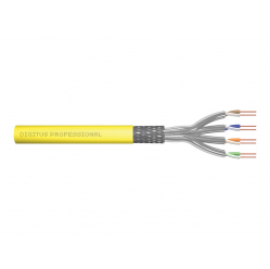 Kabel DIGITUS instalacyjny cat.7A S/FTP B2ca AWG 22/1 LSOH 500m żóły