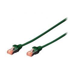 Kabel DIGITUS krosowy - CAT 6 SFTP 5m zielony 4x2AWG 27/7 2xRJ45
