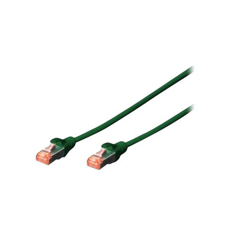 Kabel DIGITUS krosowy - CAT 6 SFTP 5m zielony 4x2AWG 27/7 2xRJ45