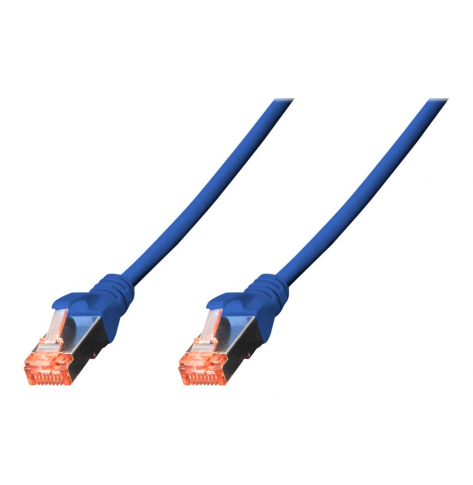 Kabel DIGITUS krosowy - CAT 6 SFTP/PIMF 2m 4x2AWG 26/7 2xRJ45 niebieski