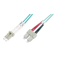 Kabel DIGITUS krosowy - OM4 LC/SC 50/125 2m multimode duplex RAL 4003