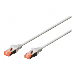Kabel DIGITUS krosowy RJ45 kat.6 S/FTP AWG 27/7 LSOH 25m szary 1szt