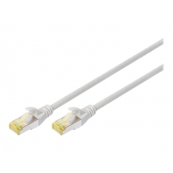 Kabel DIGITUS krosowy RJ45 kat.6A S/FTP AWG 26/7 LSOH 25m szary 1szt