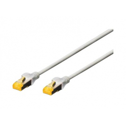 Kabel DIGITUS krosowy RJ45 kat.6A S/FTP AWG 26/7 LSOH 7m szary 1szt