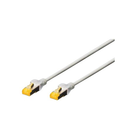 Kabel DIGITUS krosowy RJ45 kat.6A S/FTP AWG 26/7 LSOH 7m szary 1szt