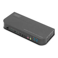 KVM DIGITUS Switch 2x1 HDMI Out USB 4Kx2K 60Hz